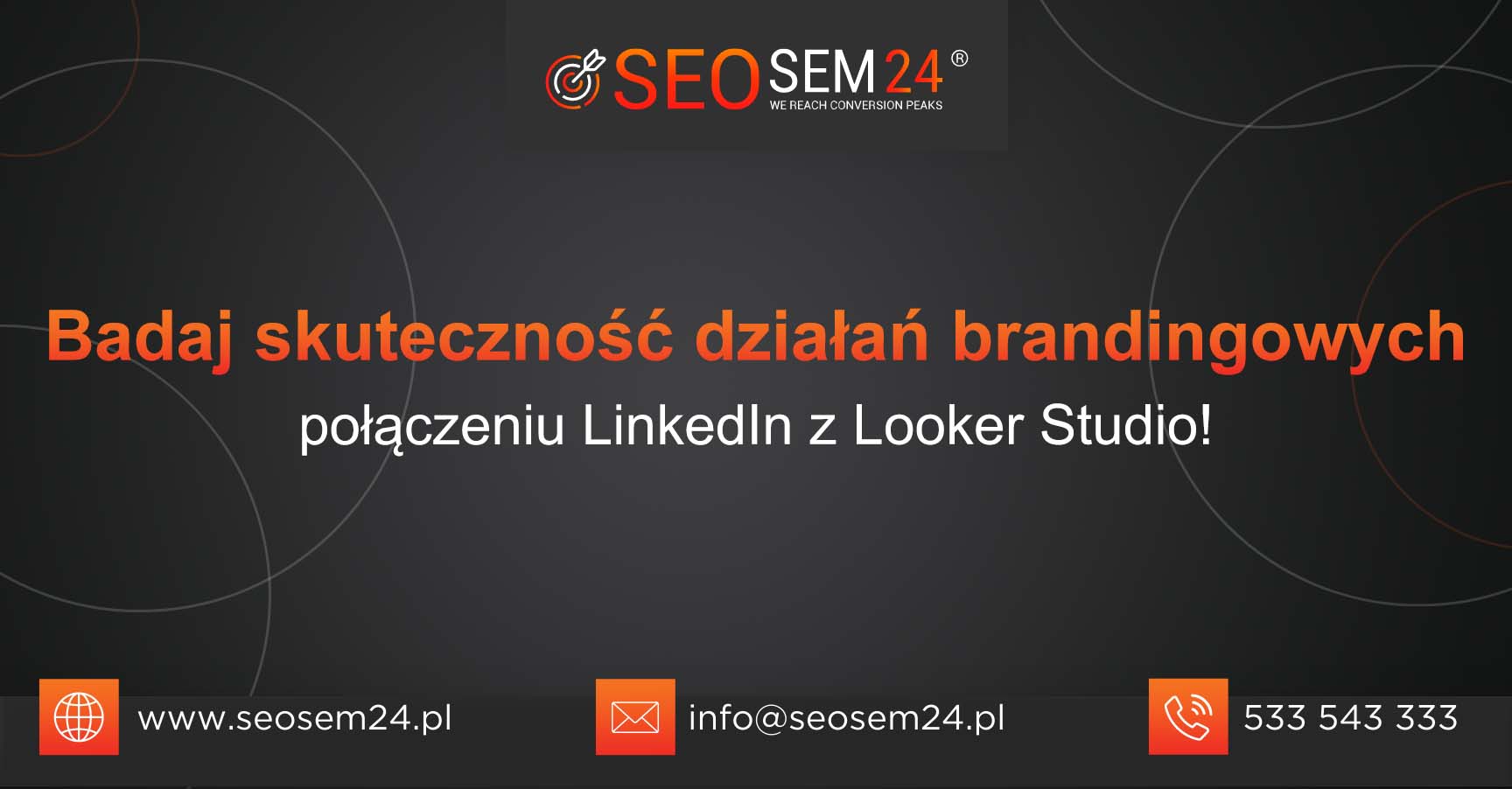 Badaj skuteczność działań brandingowych połączeniu Linkedln z Looker Studio