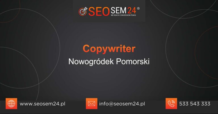 Copywriter Nowogródek Pomorski