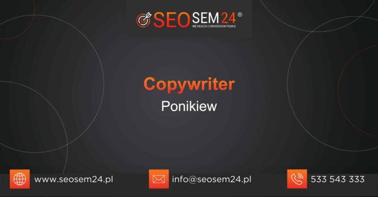 Copywriter Ponikiew