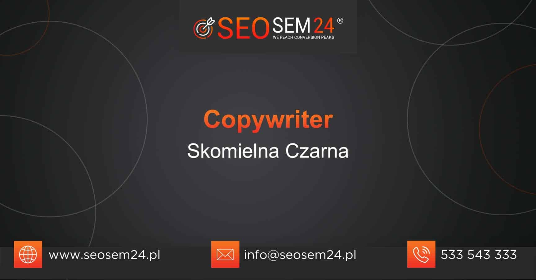 Copywriter Skomielna Czarna