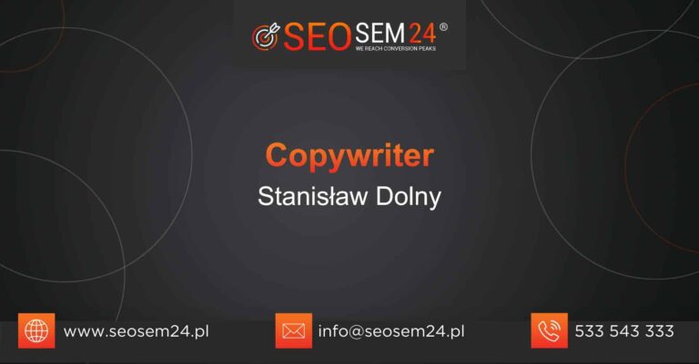 Copywriter Stanisław Dolny