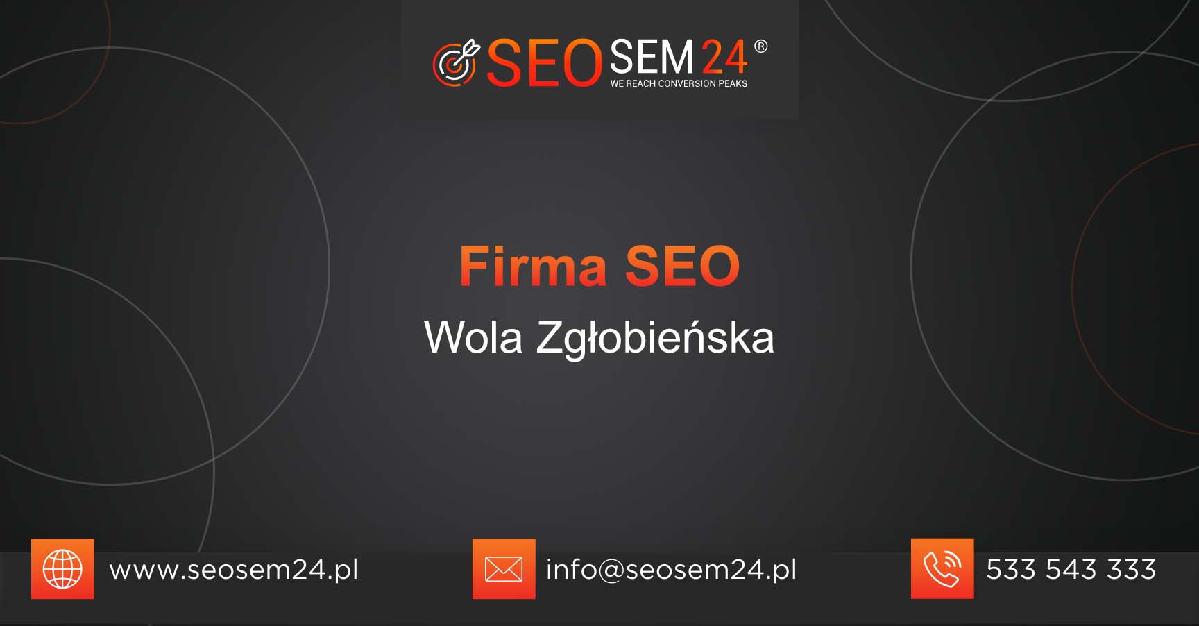 Firma SEO Wola Zgłobieńska