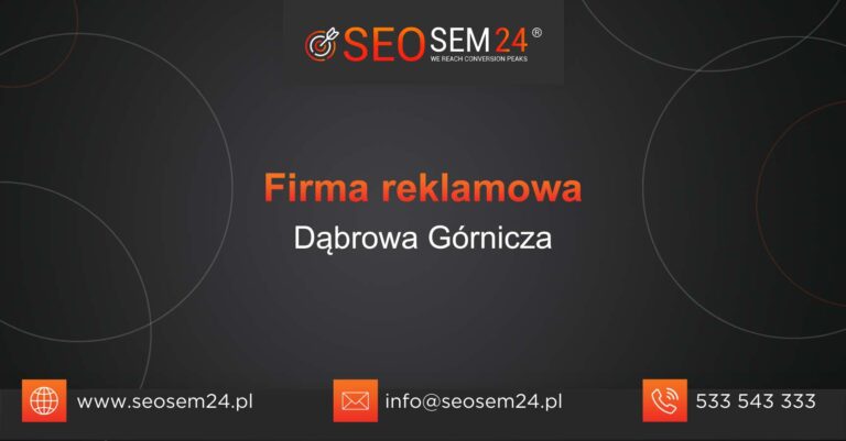 Firma reklamowa Dąbrowa Górnicza