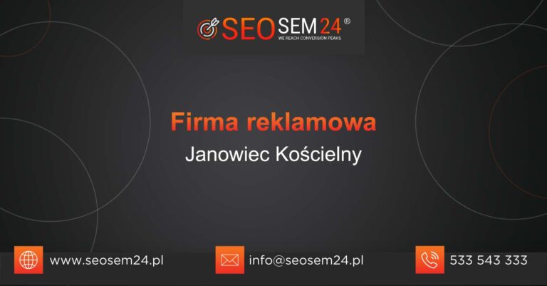 Firma reklamowa Janowiec Kościelny