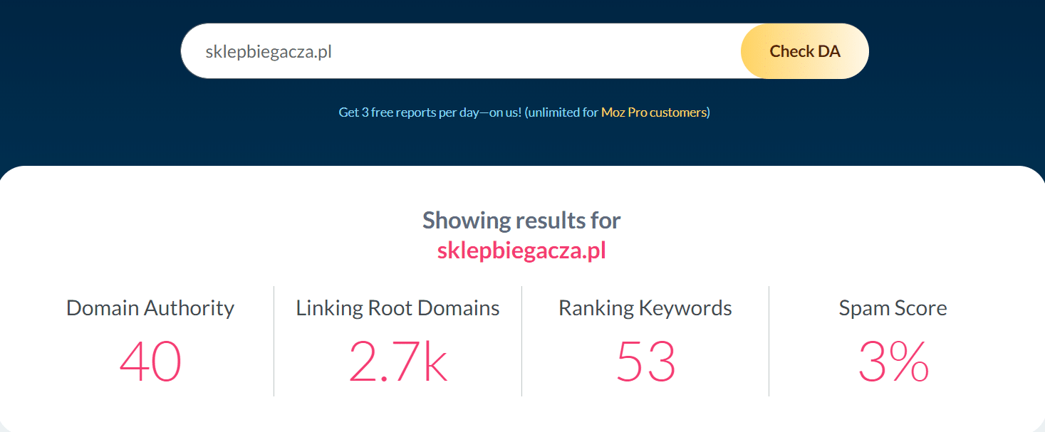 Kampanie SEO w Komarówce Podlaskiej - Analiza autorytetu domeny i spamu.