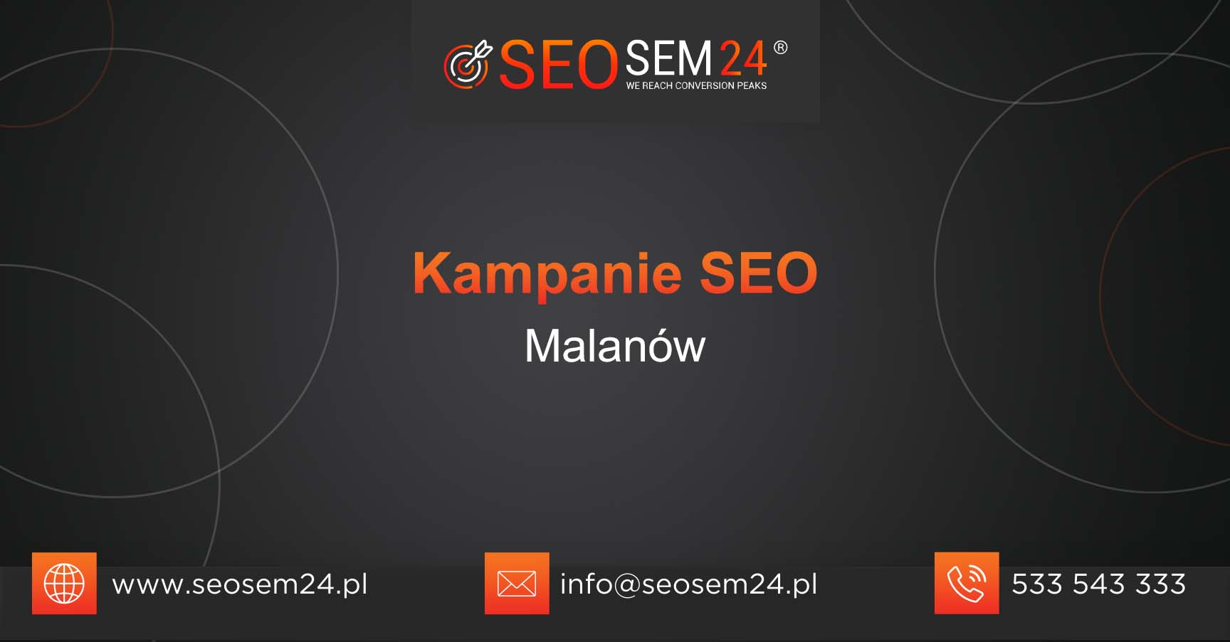 Kampanie SEO Malanów