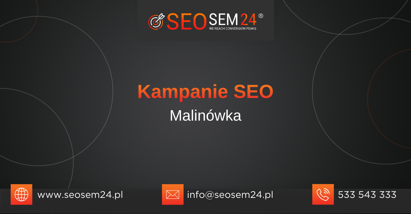 Kampanie SEO Malinówka