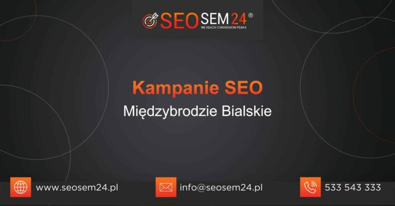 Kampanie SEO Międzybrodzie Bialskie