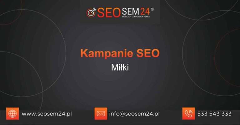 Kampanie SEO Miłki