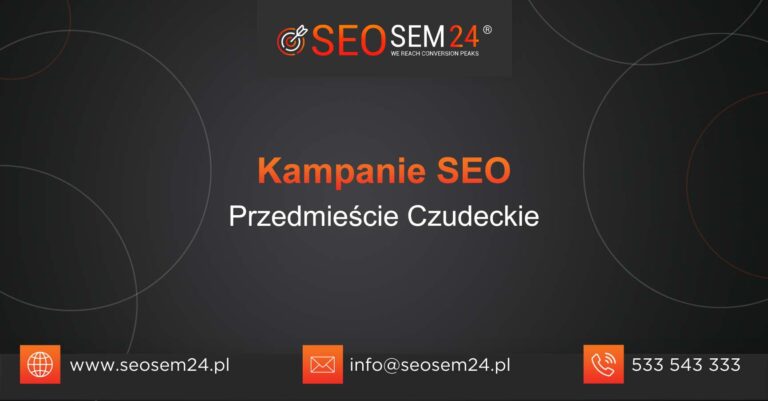 Kampanie SEO Przedmieście Czudeckie