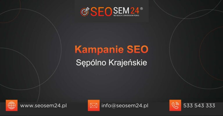 Kampanie SEO Sępólno Krajeńskie
