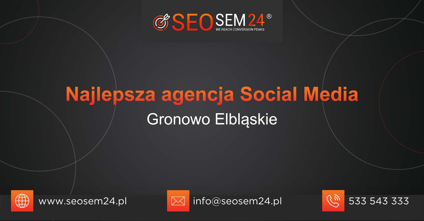 Najlepsza agencja Social Media w Gronowie Elbląskim