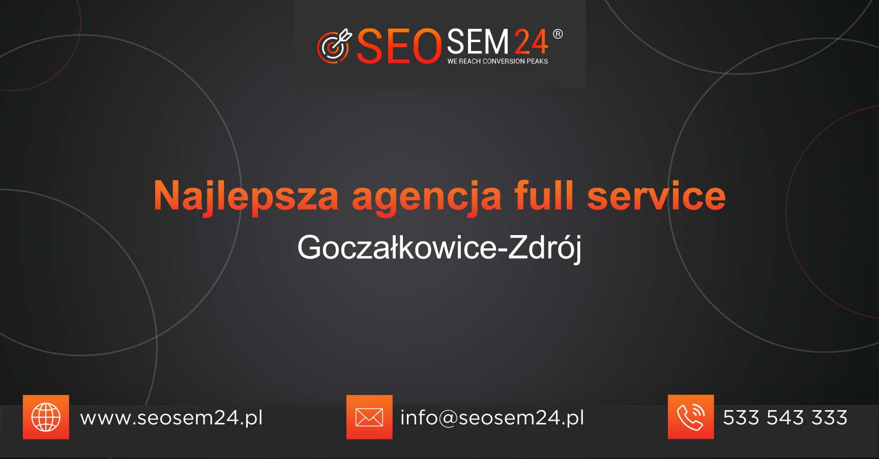 Najlepsza agencja Full Service w Goczałkowicach-Zdroju