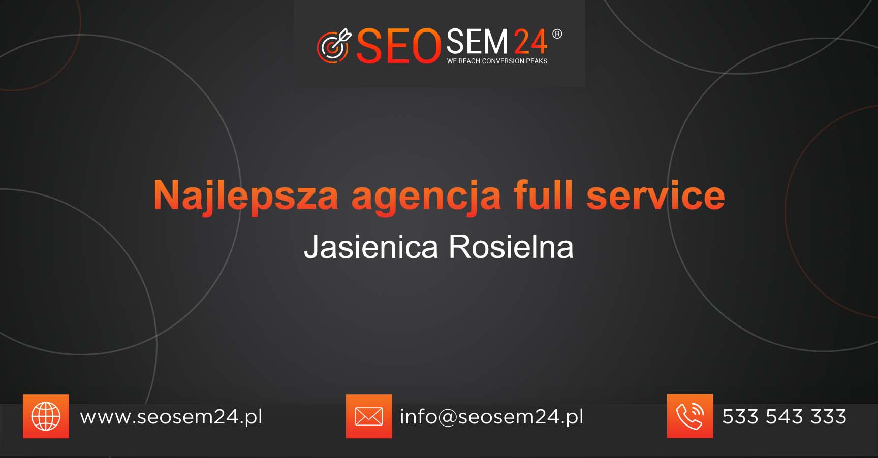 Najlepsza agencja Full Service w Jasienicy Rosielnej