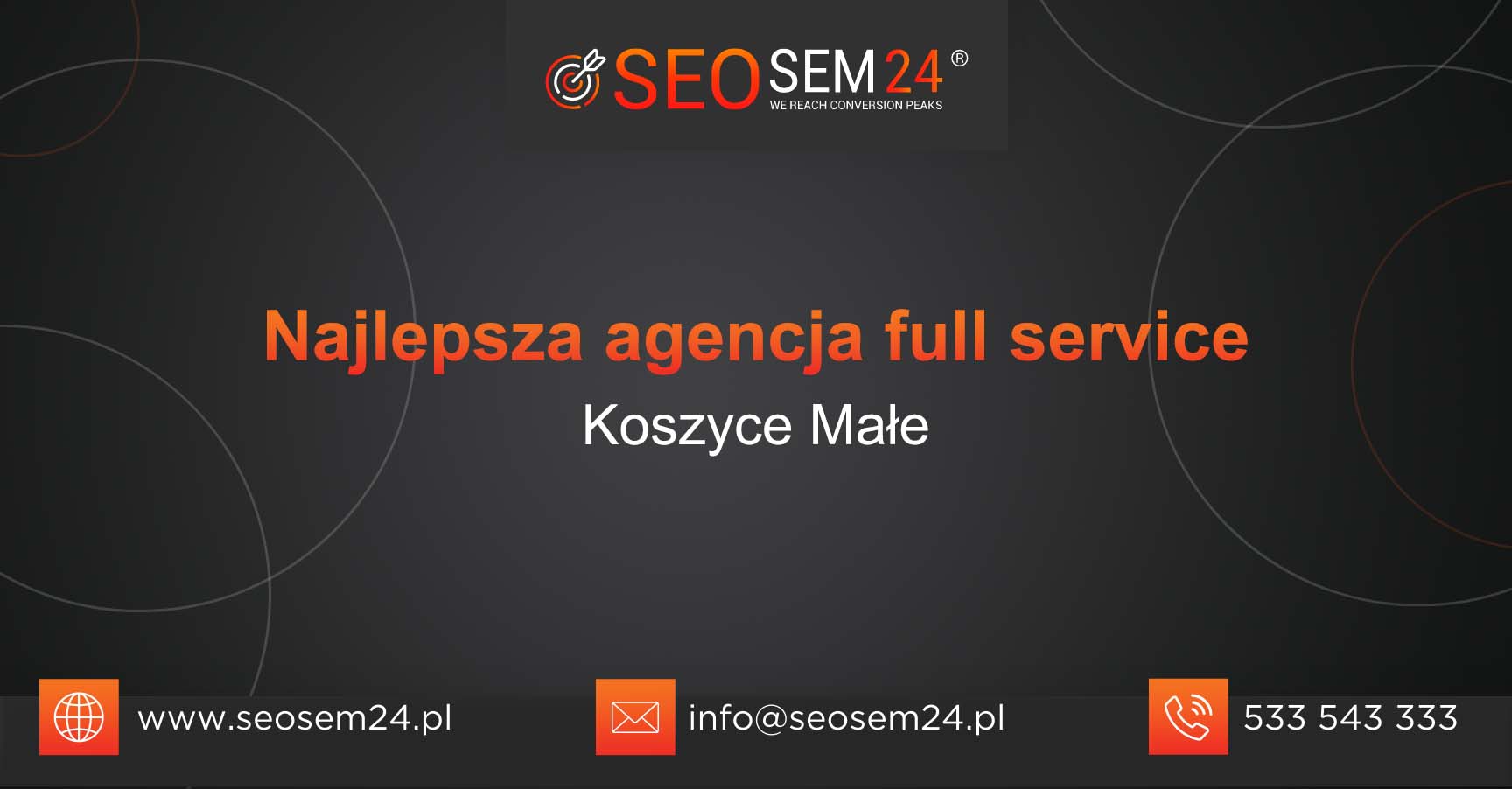 Najlepsza agencja Full Service w Koszycach Małych