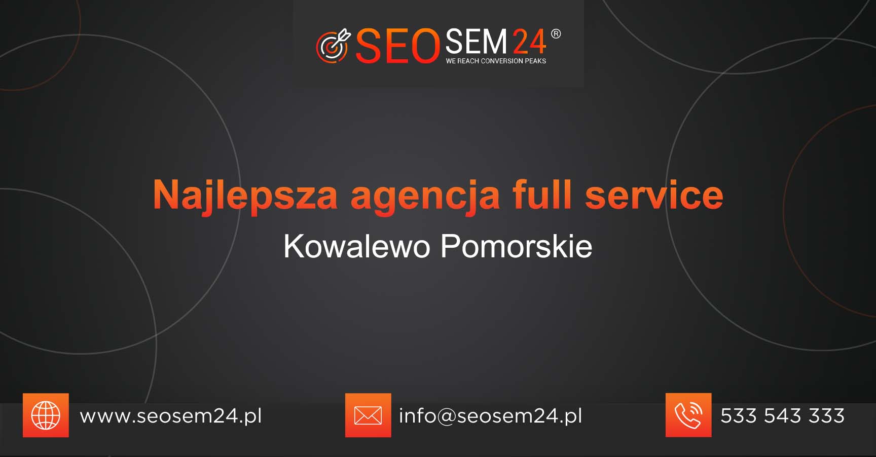 Najlepsza agencja Full Service w Kowalewie Pomorskim