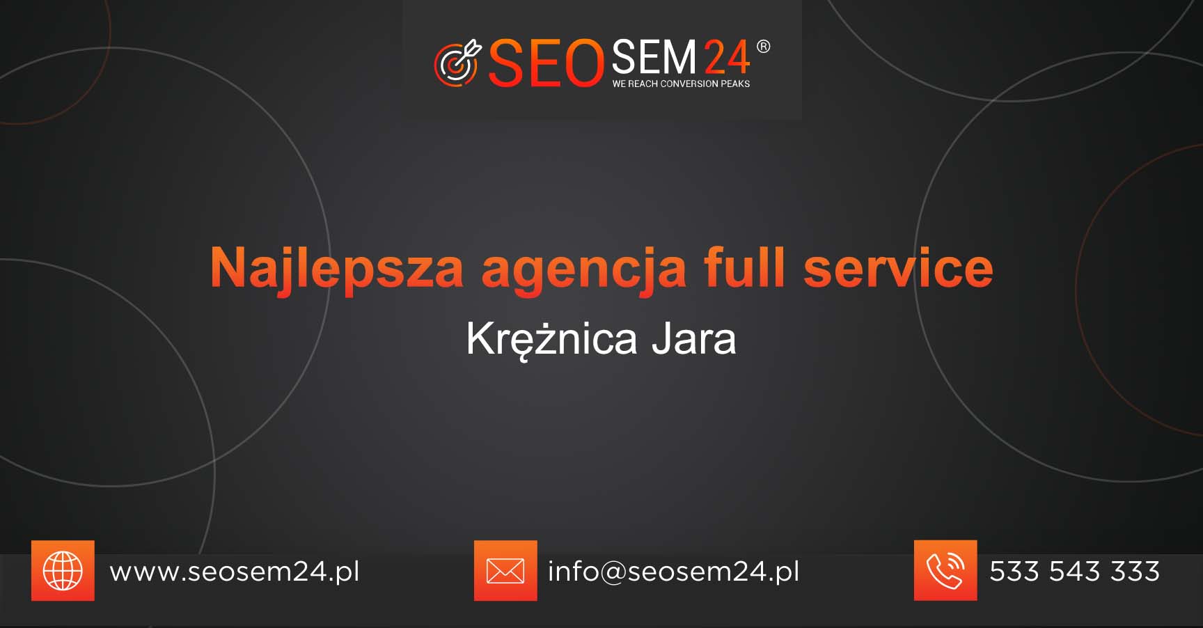 Najlepsza agencja Full Service w Krężnicy Jarej