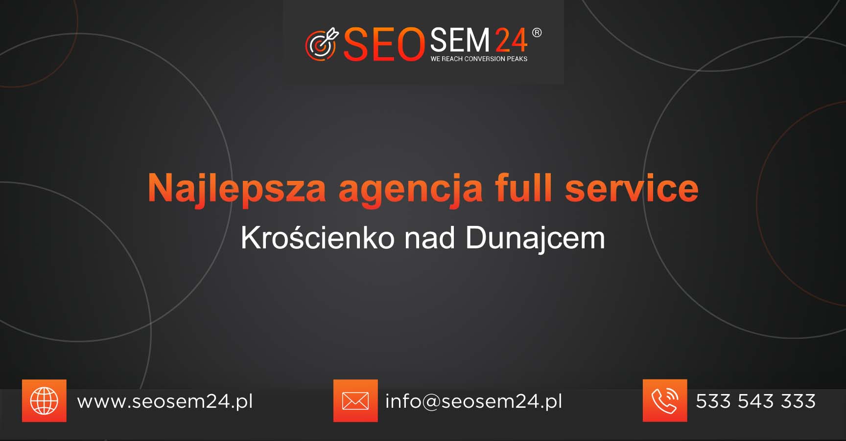 Najlepsza agencja Full Service w Krościenku nad Dunajcem
