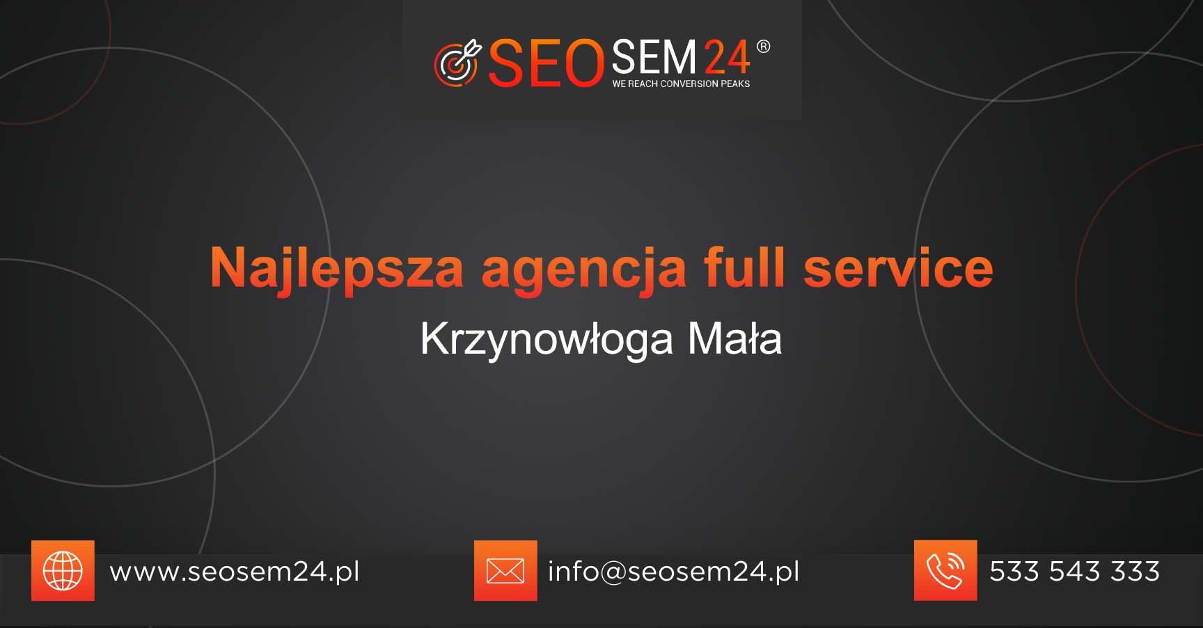 Najlepsza agencja Full Service w Krzynowłodze Małej