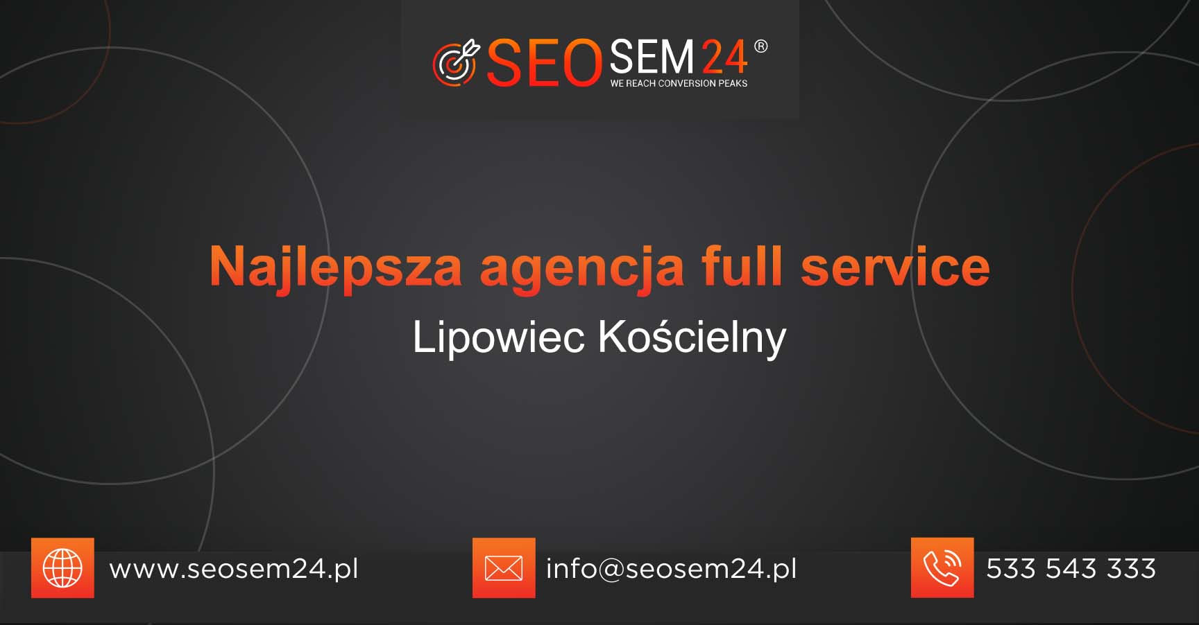 Najlepsza agencja Full Service w Lipowcu Kościelnym