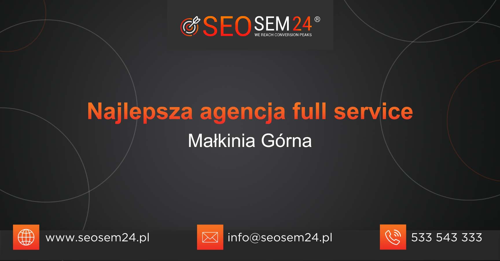 Najlepsza agencja Full Service w Małkini Górnej
