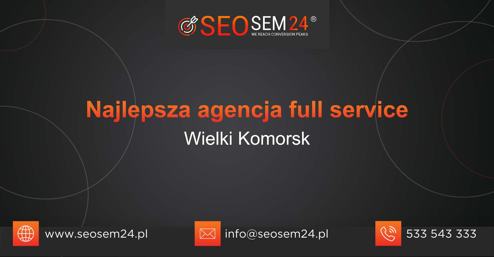 Najlepsza agencja Full Service w Wielkim Komorsku