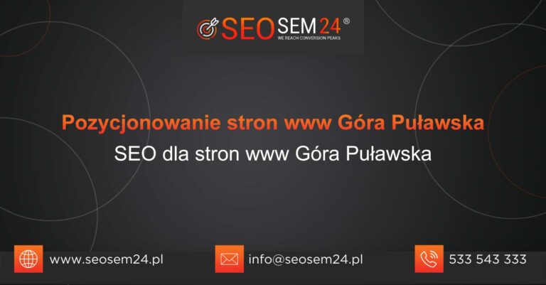 Pozycjonowanie stron www Góra Puławska