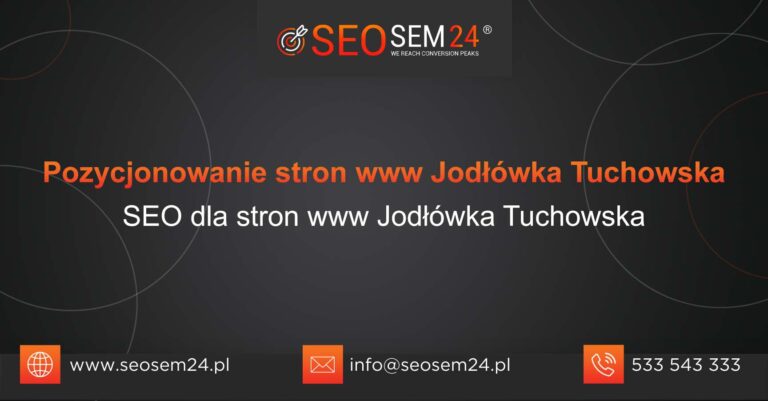 Pozycjonowanie stron www Jodłówka Tuchowska