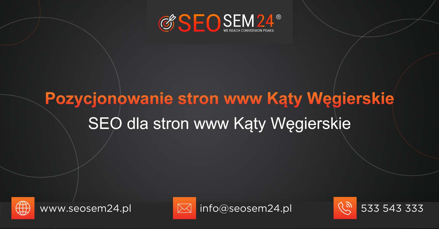 Pozycjonowanie stron www Kąty Węgierskie