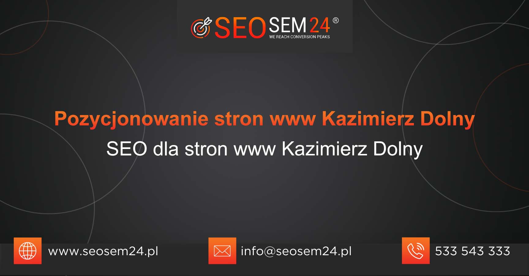 Pozycjonowanie stron www Kazimierz Dolny