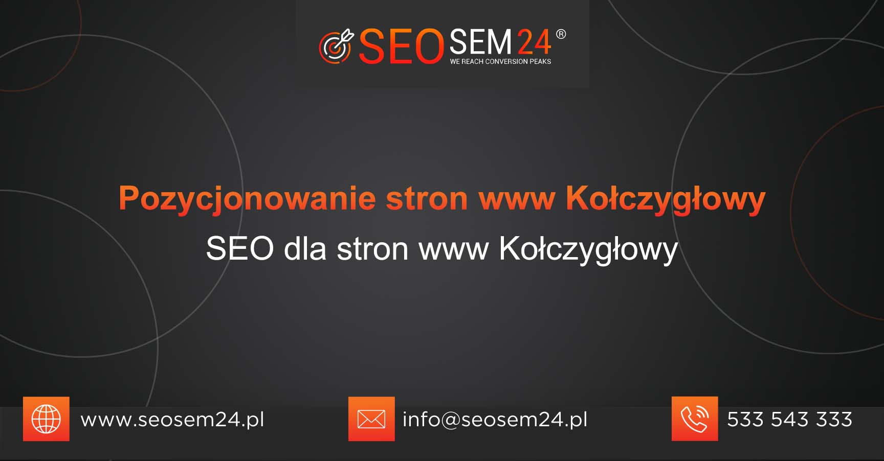 Pozycjonowanie stron www Kołczygłowy