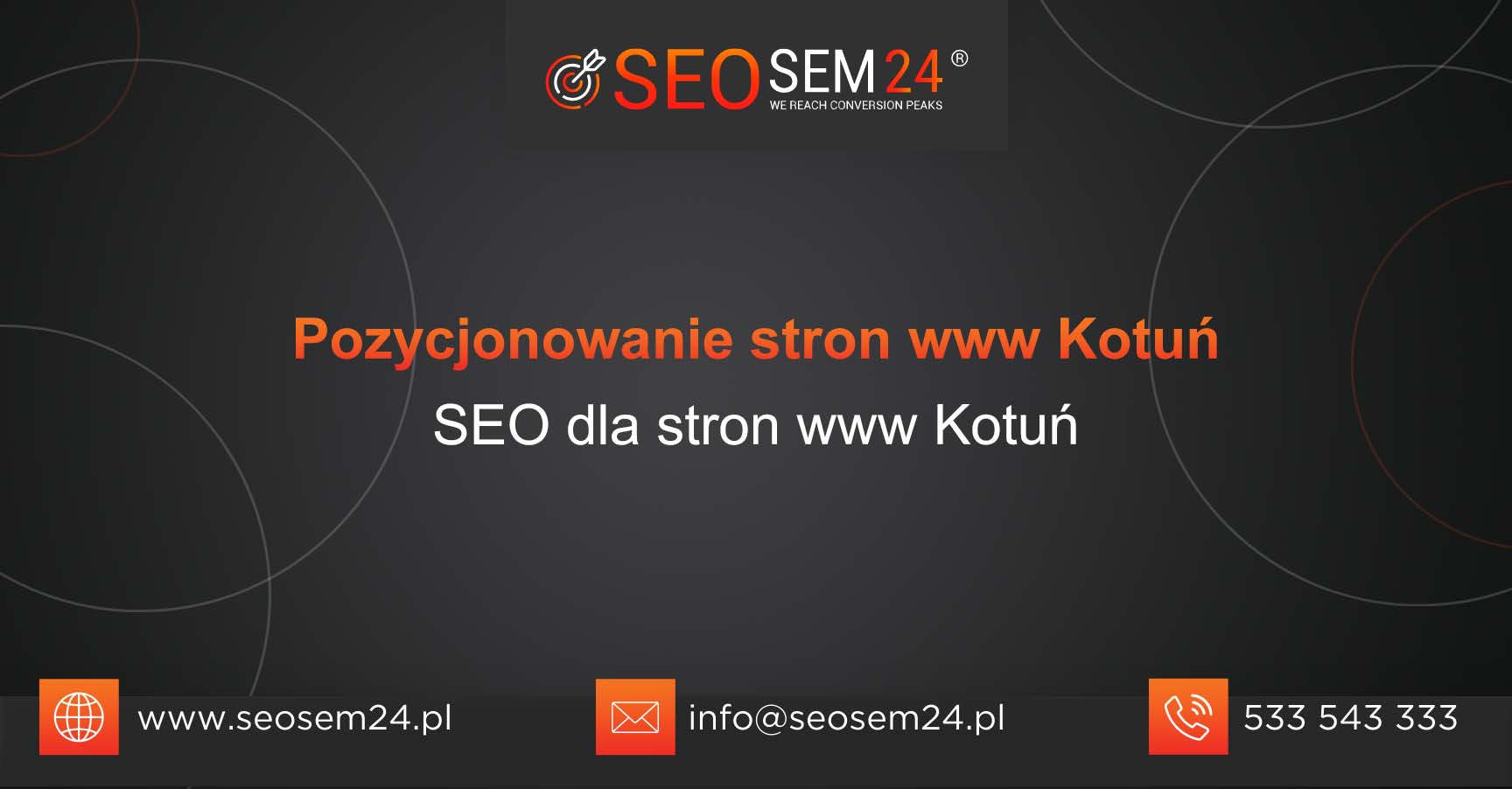Pozycjonowanie stron www Kotuń