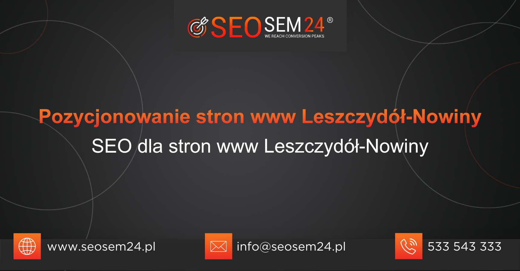 Pozycjonowanie stron www Leszczydół-Nowiny