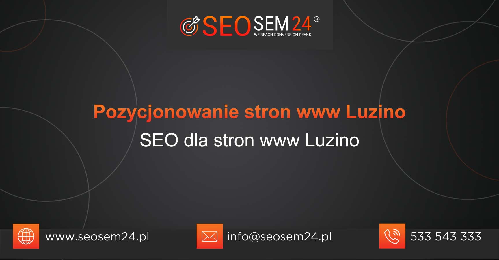 Pozycjonowanie stron www Luzino
