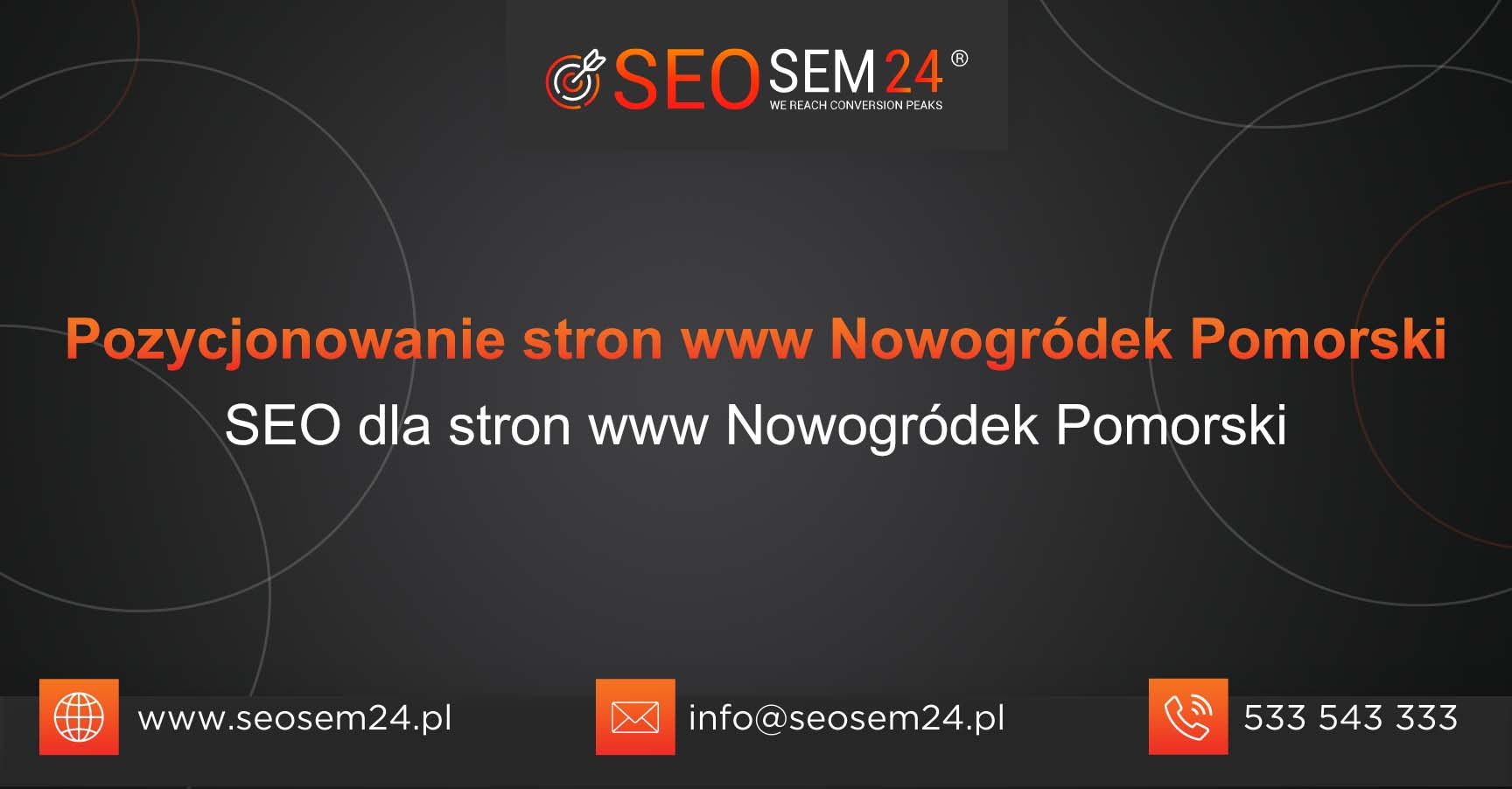 Pozycjonowanie stron www Nowogródek Pomorski