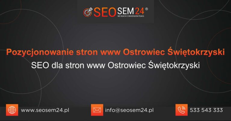 Pozycjonowanie stron www Ostrowiec Świętokrzyski