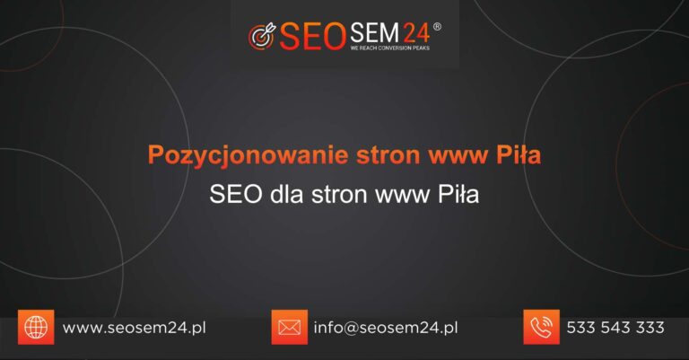 Pozycjonowanie stron www Piła