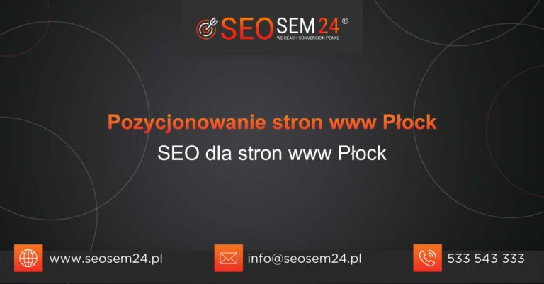 Pozycjonowanie stron www Płock