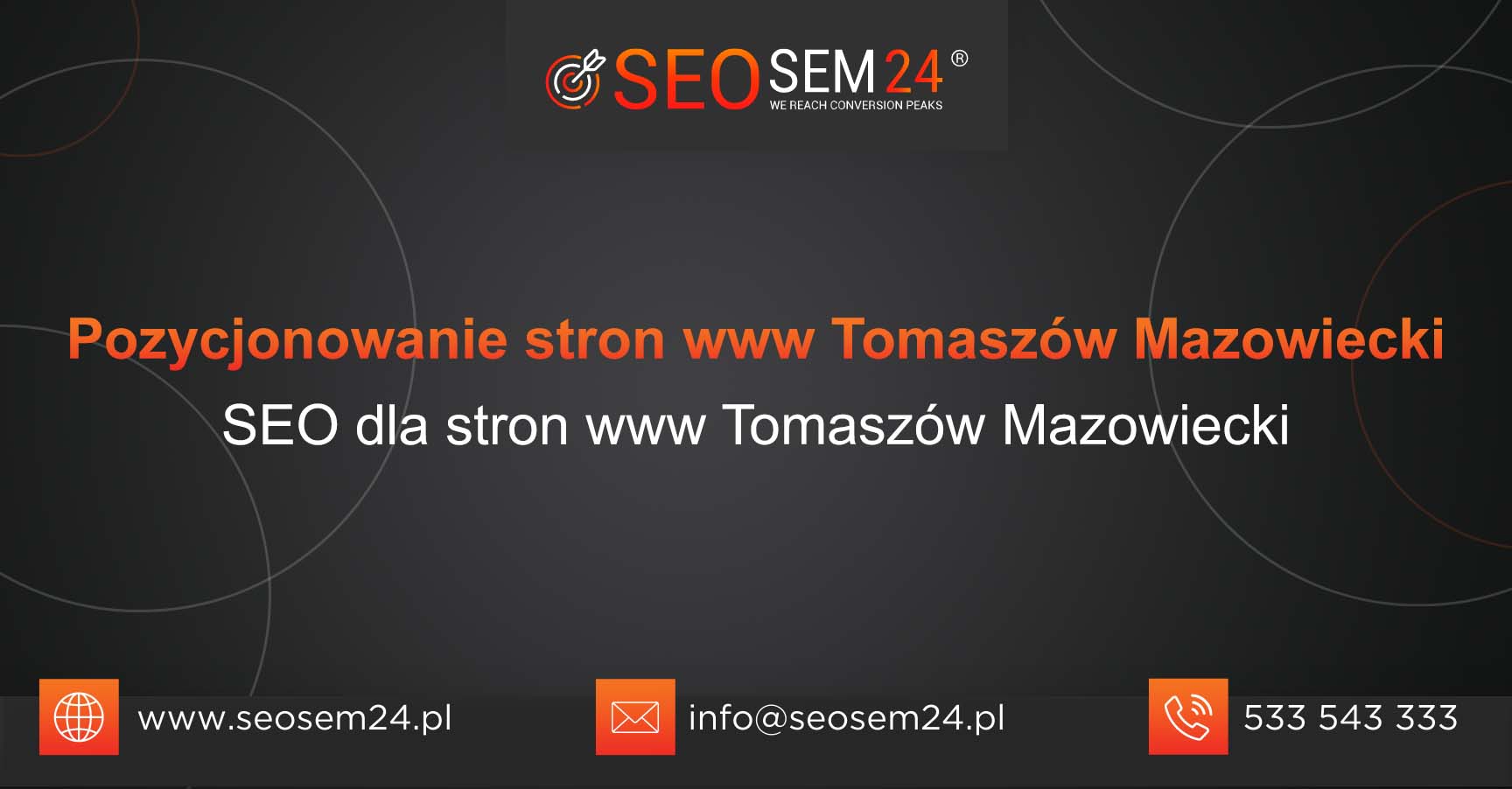 Pozycjonowanie stron www Tomaszów Mazowiecki