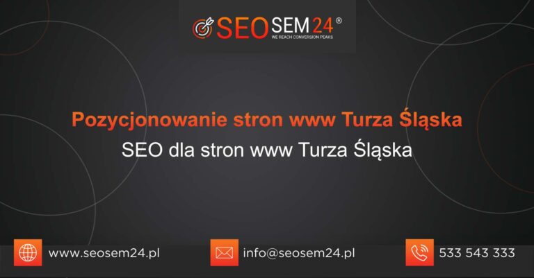 Pozycjonowanie stron www Turza Śląska