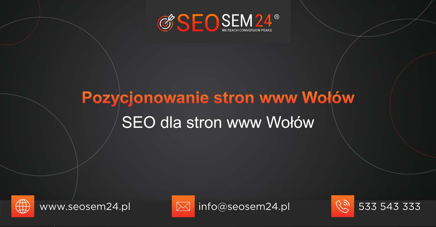 Pozycjonowanie stron www Wołów