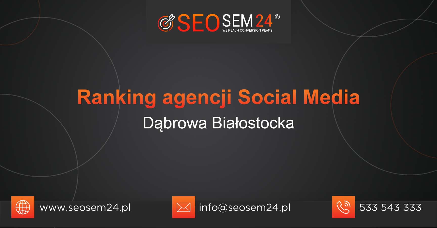 Ranking agencji social media Dąbrowa Białostocka