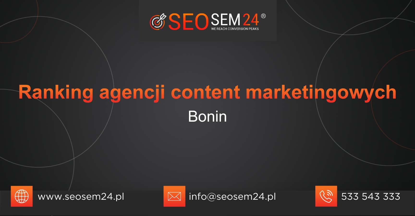 Ranking agencji content marketingowych w Boninie