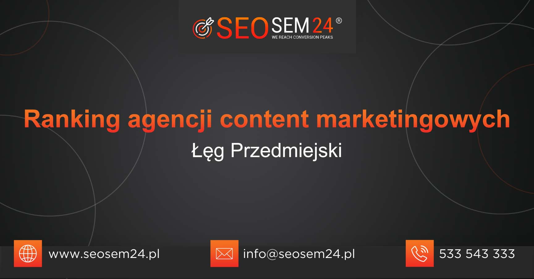 Ranking agencji content marketingowych w Łęgu Przedmiejskim