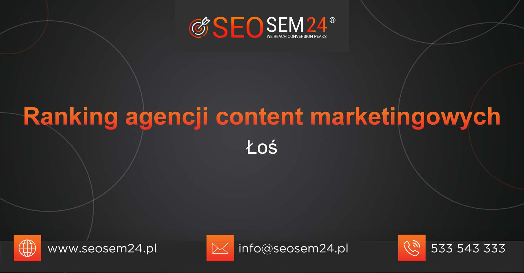 Ranking agencji content marketingowych w Łosiu