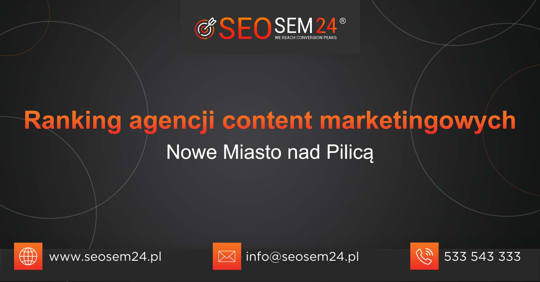Ranking agencji content marketingowych w Nowym Mieście nad Pilicą
