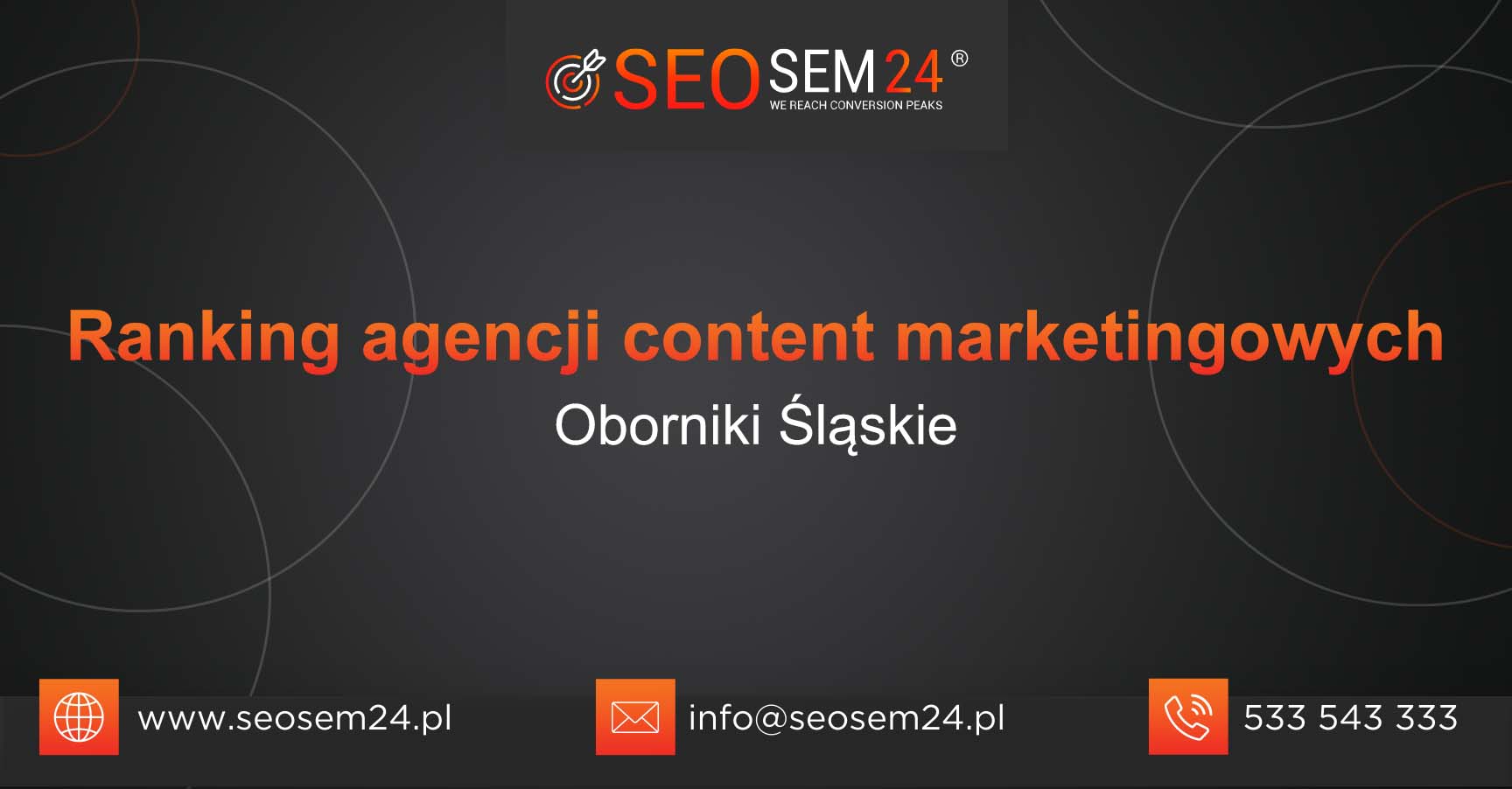 Ranking agencji content marketingowych w Obornikach Śląskich