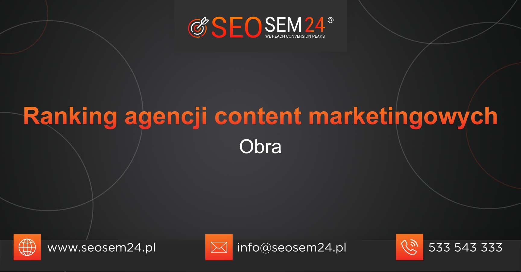 Ranking agencji content marketingowych w Obrze