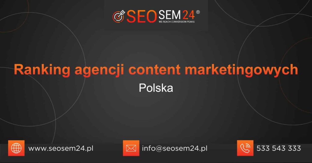 Ranking agencji content marketingowych - Najlepsza agencja content marketingowa - grafika