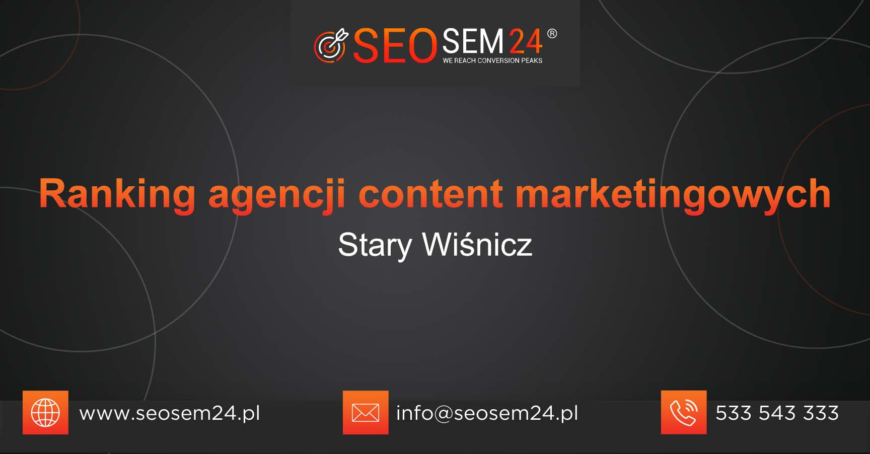 Ranking agencji content marketingowych w Starym Wiśniczu